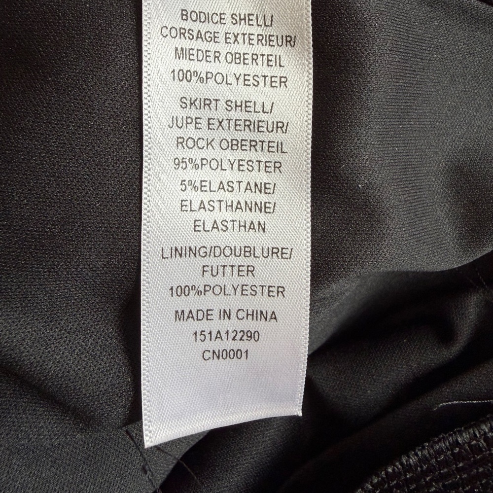 Aiden Mattox Black dress, 6, GL1322 - Picture 6 of 6